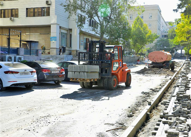 В Ясамальском районе на улице Маммеда Рагима начаты ремонтные работы - ФОТО