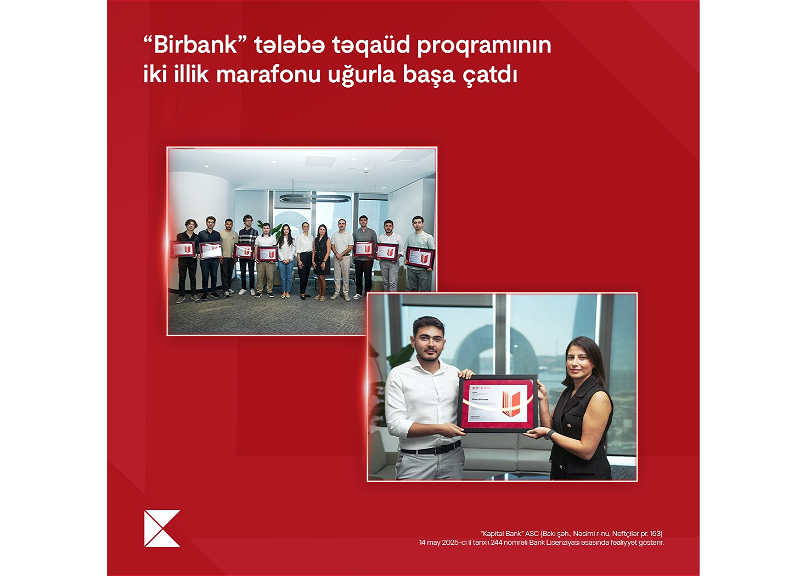 “Birbank” tələbə təqaüd proqramının iki illik marafonu uğurla başa çatdı