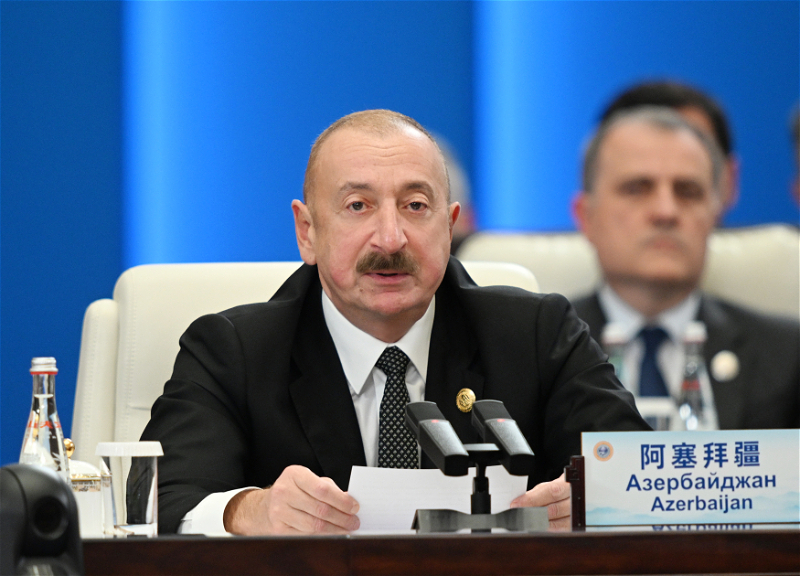 Prezident: Azərbaycan Çinin qlobal inkişaf və qlobal təhlükəsizlik təşəbbüslərini dəstəkləyib