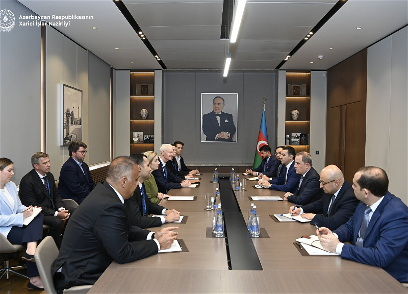 Ceyhun Bayramov ABŞ-nin Orta Dəhliz üzrə nümayəndələri ilə görüşüb - FOTO