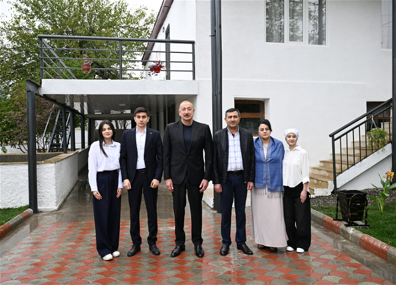 Президент Ильхам Алиев посетил поселок Гадрут Ходжавендского района - ФОТО