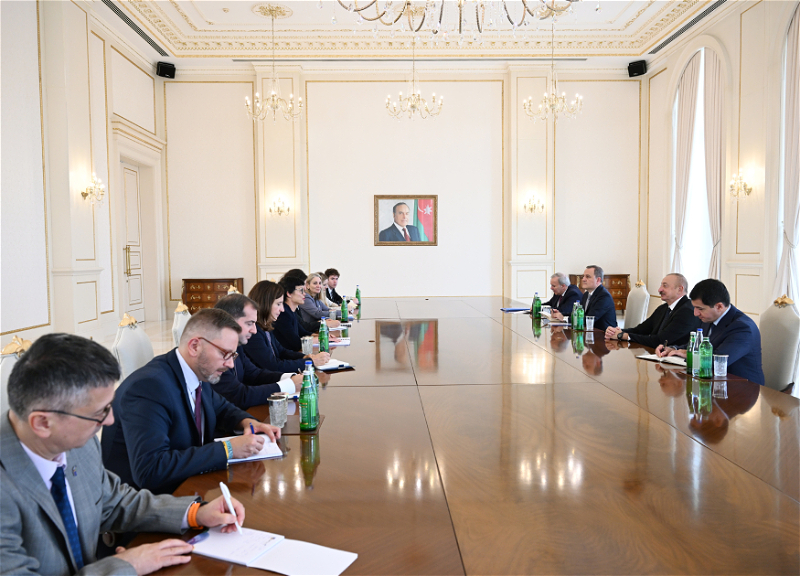 President Ilham Aliyev received European Commissioner for Enlargement