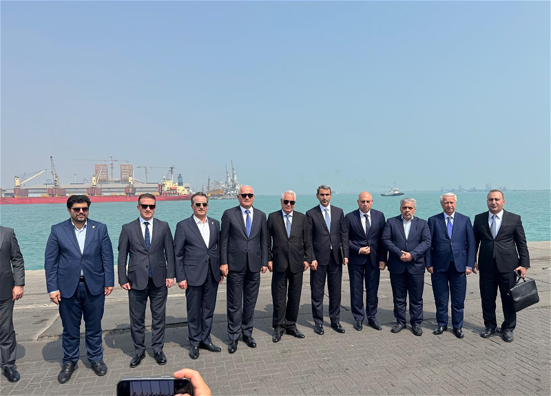 Şahin Mustafayevin rəhbərlik etdiyi nümayəndə heyəti İranın Bəndər Abbas limanında olub