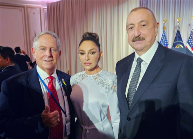 President Ilham Aliyev and First Lady Mehriban Aliyeva attended official reception on 80th session of UN General Assembly