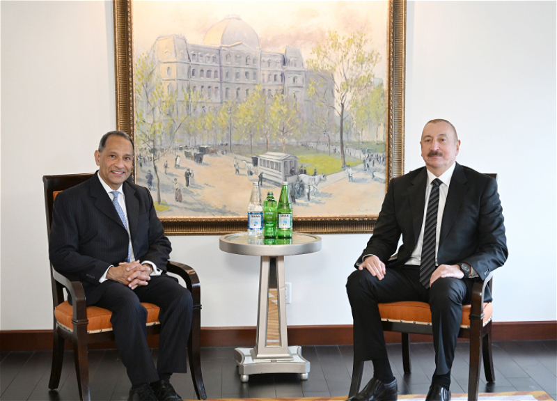 President Ilham Aliyev met with Senior Vice President of US Chamber of Commerce in New York