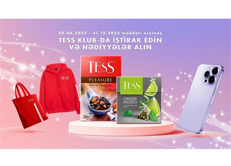 TESS çay brendinin “Zövqünə uyğun hədiyyəni seç!” adlı ikinci lotereyasının qalibləri məlum oldu!