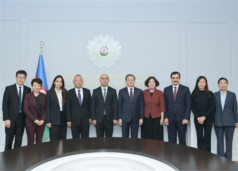 Emin Əmrullayev Çinin təhsil nazirinin müavini ilə görüşüb