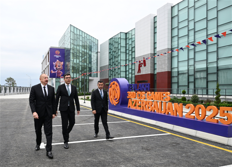 President Ilham Aliyev participated in opening of Yevlakh Olympic Sports Complex