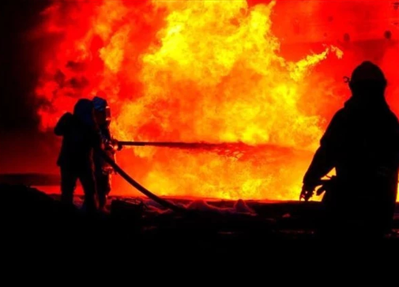 Rusiyanın Yaroslavl şəhərindəki neft emalı zavodunda yanğın baş olub