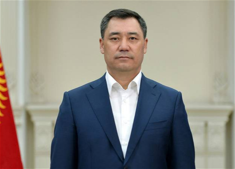 Sadır Japarov Azərbaycana gəlib
