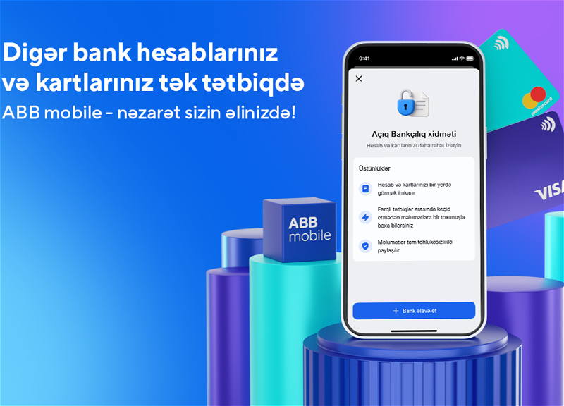 Bankçılıqda yeni dövr: bütün hesab məlumatları eyni tətbiqdə!