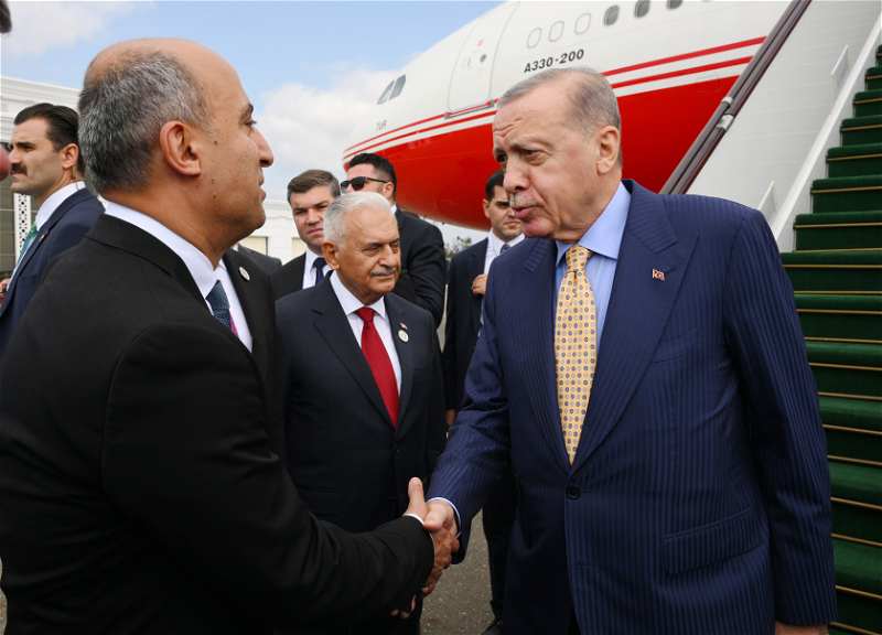 Rəcəb Tayyib Ərdoğan Azərbaycana səfərə gəlib
