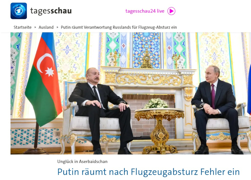 Немецкие медиа - о встрече президентов Азербайджана и России в Душанбе