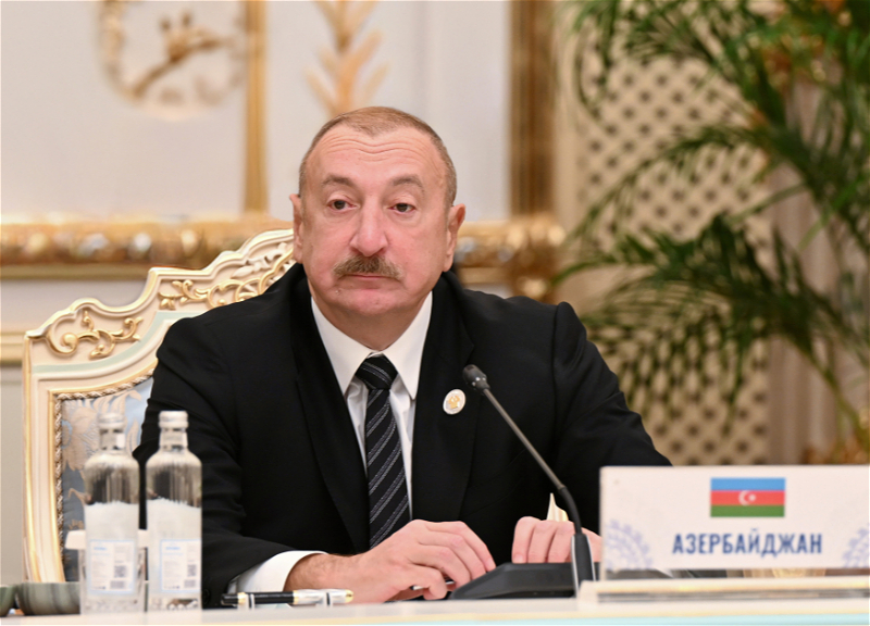 İlham Əliyev: Tacikistan ilə Azərbaycan arasında münasibətlər ardıcıl şəkildə inkişaf edir
