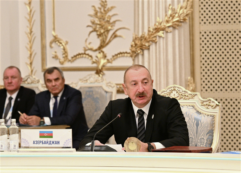 Президент Ильхам Алиев: Отношения между Таджикистаном и Азербайджаном поступательно развиваются