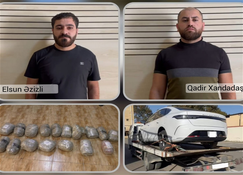 Masallıda narkotiki evakuatorla daşımağa cəhd edən şəxslər tutulub