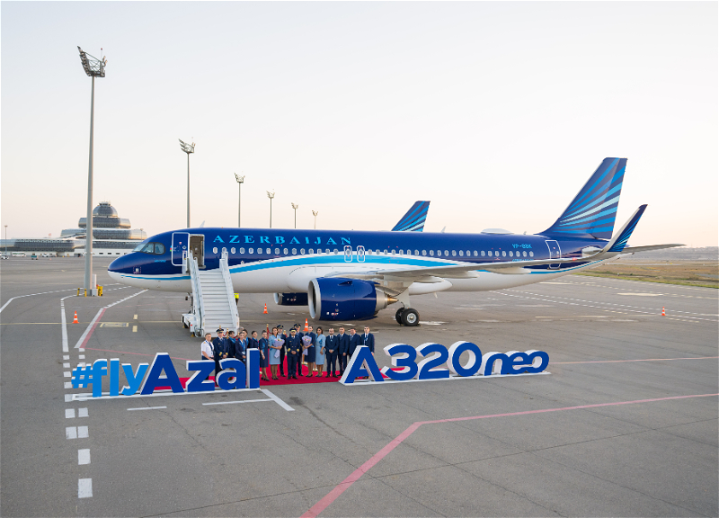 AZAL donanmasını yeniləməyə davam edir: cari ildə ikinci yeni “Airbus A320neo” Bakıya gəldi