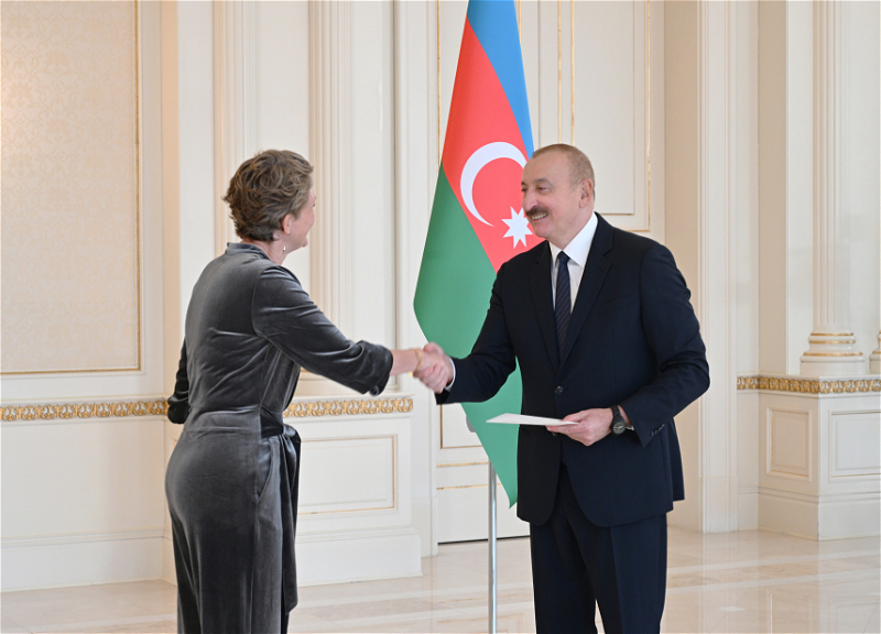 Новый посол Нидерландов вручила верительные грамоты Президенту Азербайджана - ФОТО