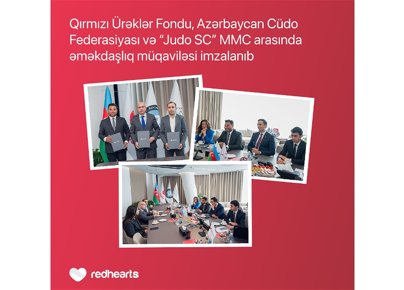 Социальное партнёрство ради развития спорта в регионах: Фонд Red Hearts и Федерация дзюдо Азербайджана начали сотрудничество