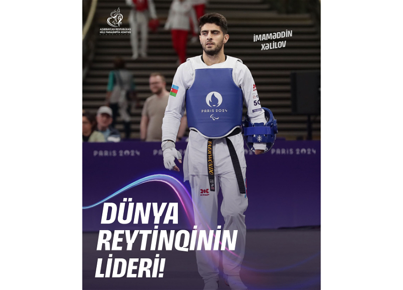 Azərbaycanın paralimpiya çempionu dünya reytinqində liderliyini qoruyur