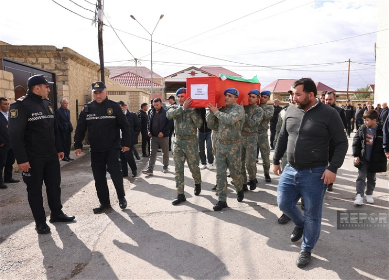 I Qarabağ müharibəsinin itkin-şəhidi Fikrət Əzizovla vida mərasimi keçirilib