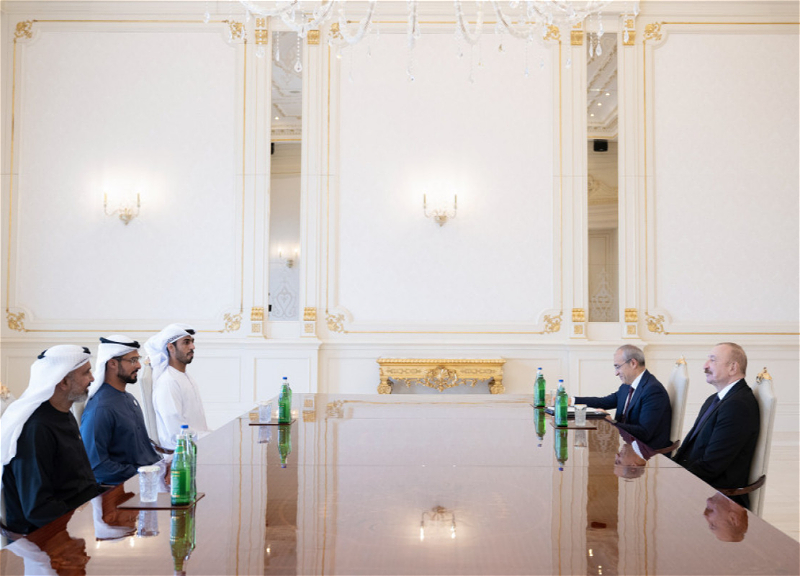 Prezident İlham Əliyev BƏƏ-nin bir sıra şirkətlərinin rəhbərlərini qəbul edib