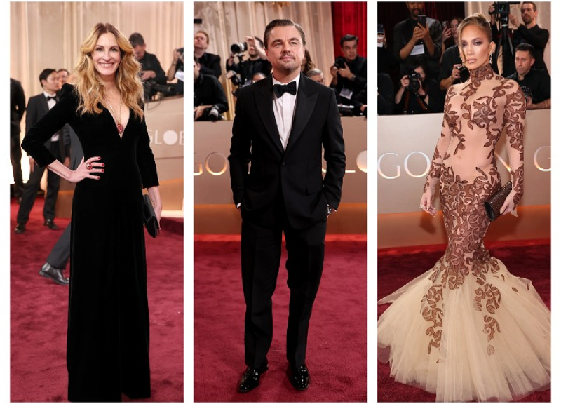 Джулия Робертс, Леонардо Ди Каприо, Джей Ло и другие звезды на красной дорожке премии «Золотой глобус 2026» - ФОТО
