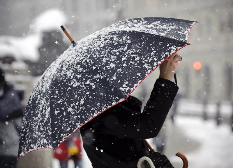 В эти дни в Баку резко понизится температура воздуха, ожидается мокрый снег