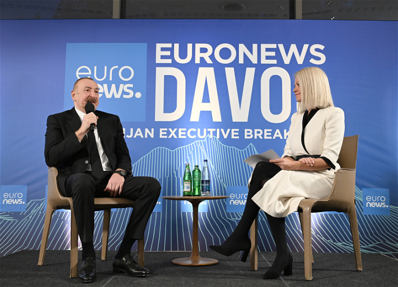 Ильхам Алиев дал интервью Euronews - ФОТО