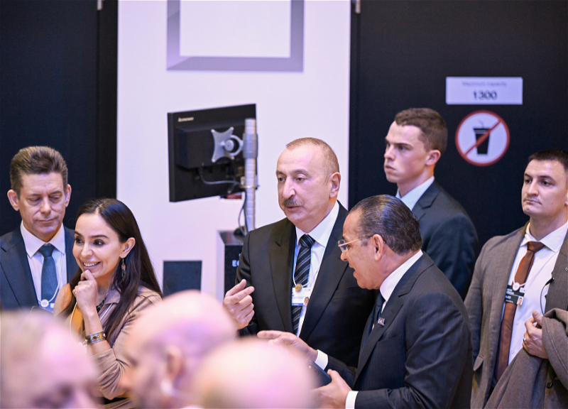 Президент Ильхам Алиев принял участие в панельной сессии в рамках Всемирного экономического форума - ФОТО