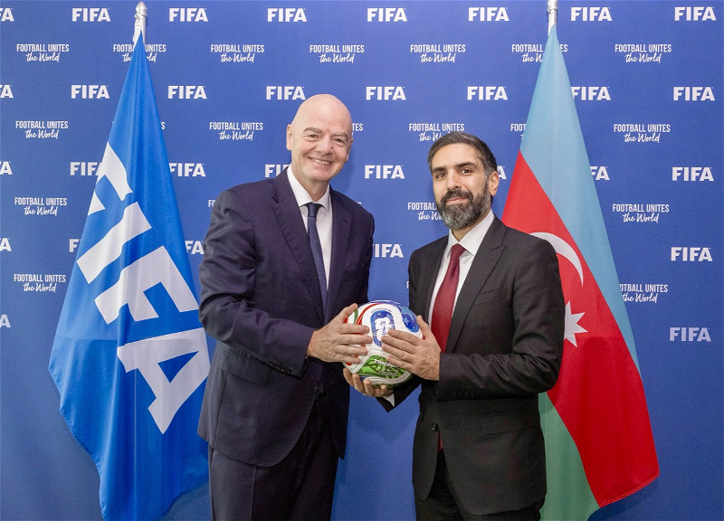 Президент AFFA Ровшан Наджаф встретился с президентом ФИФА Джанни Инфантино - ФОТО