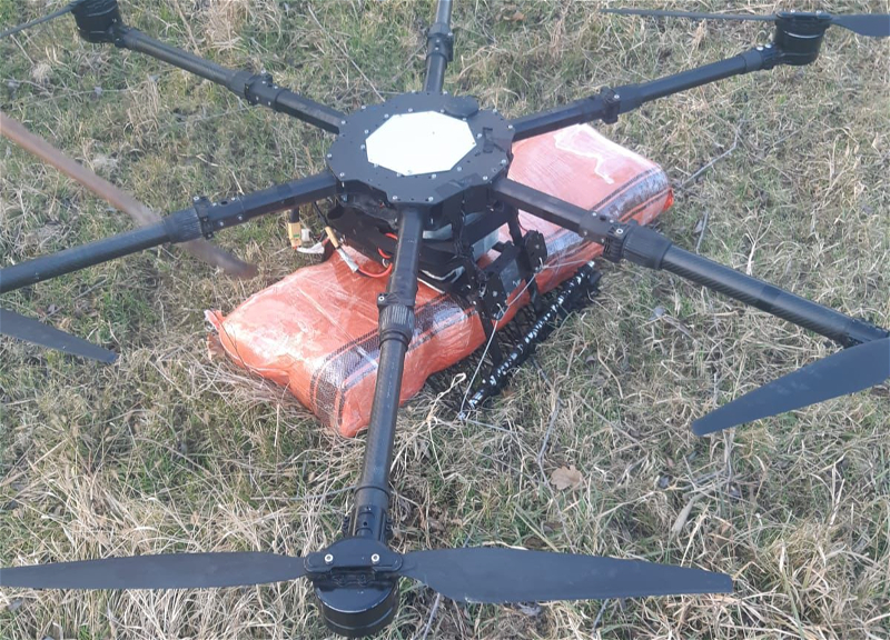 İrandan Azərbaycana dronla narkotik vasitə keçirilməsinin qarşısı alınıb