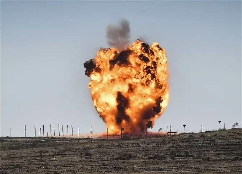 В Пирекюшкюле и Агдере уничтожаются непригодные к использованию боеприпасы