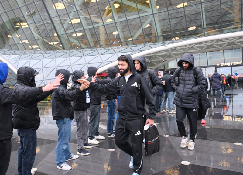 Игроки завоевавшего путевку в плей-офф ЛЧ «Карабаха» вернулись на родину