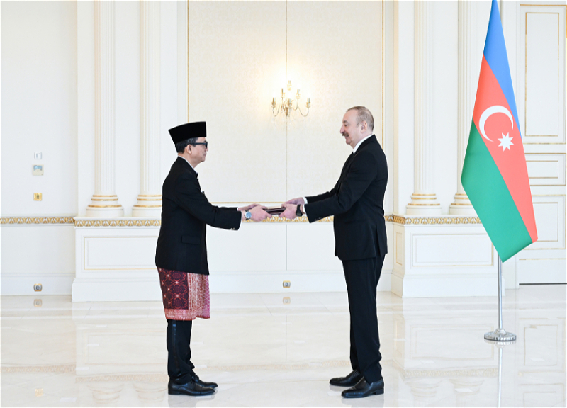 İndoneziyanın yeni səfirinin etimadnaməsi qəbul edilib - YENİLƏNİB