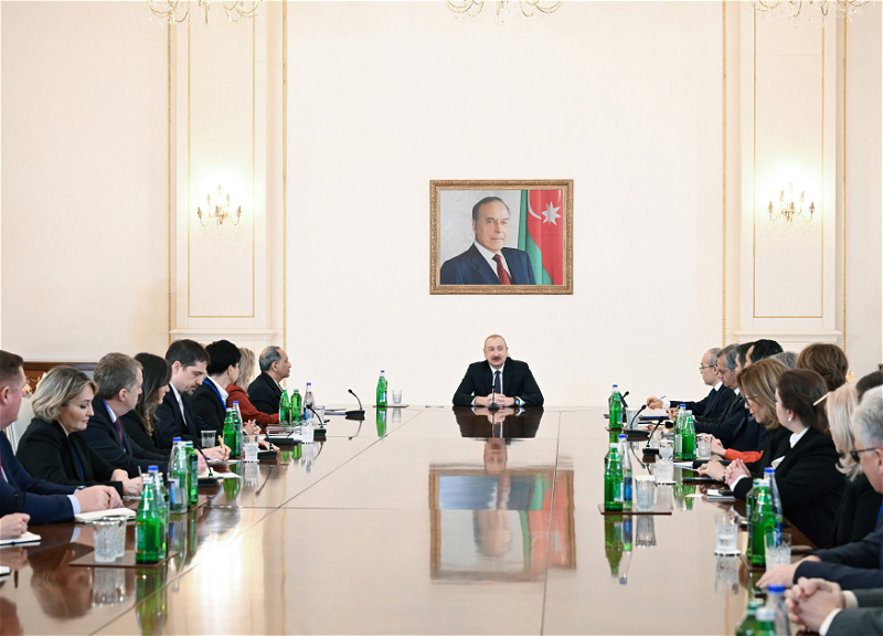 Президент Ильхам Алиев принял делегацию Торговой палаты США - ФОТО
