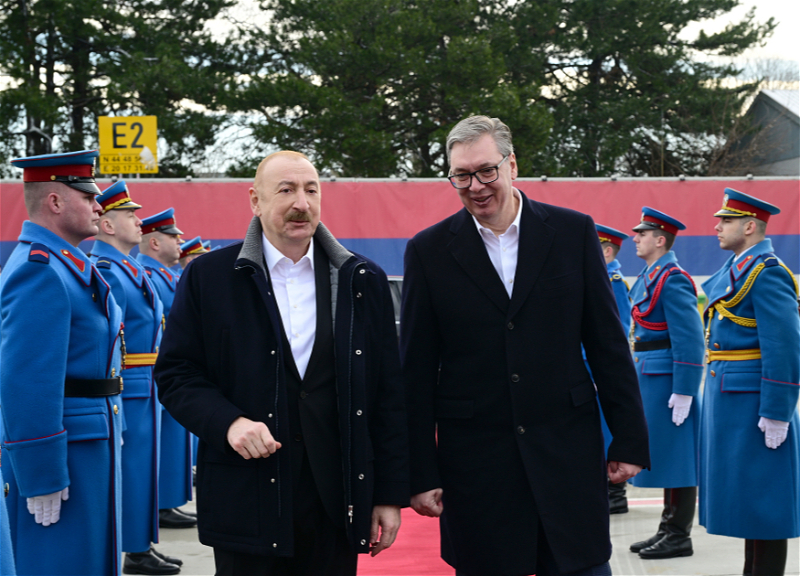 Завершился визит Президента Ильхама Алиева в Сербию - ФОТО