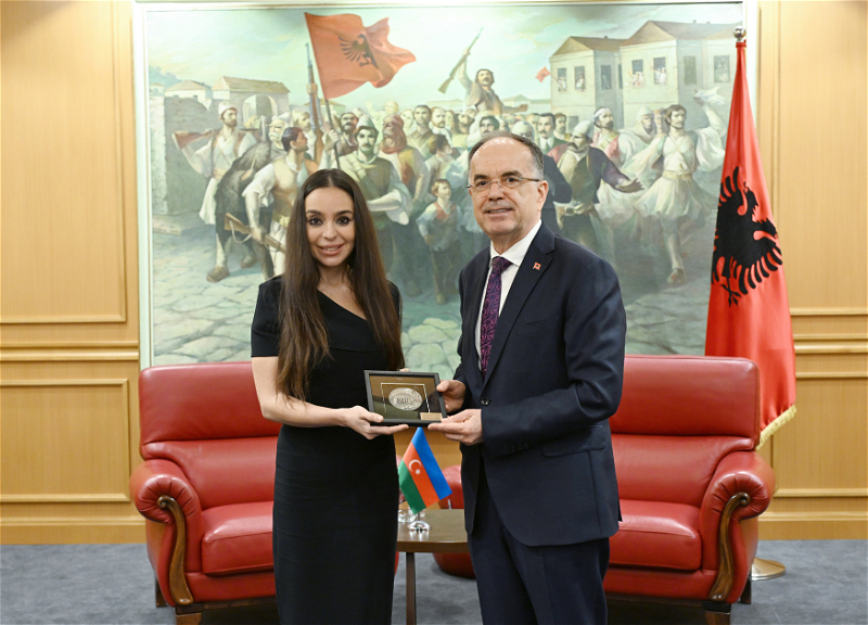 Лейла Алиева встретилась в Тиране с Президентом Албании Байрамом Бегаем - ФОТО