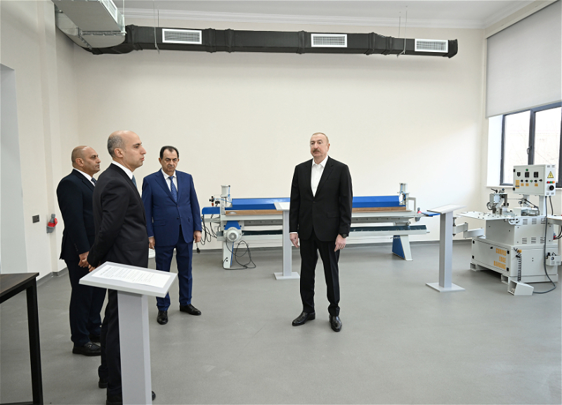 Президент Ильхам Алиев принял участие в открытии Лянкяранского государственного центра профессионального образования - ФОТО