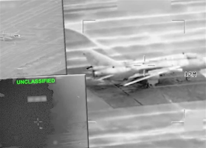 ABŞ görüntüləri yayımladı: İranın hərbi təyyarələri belə vuruldu - FOTO