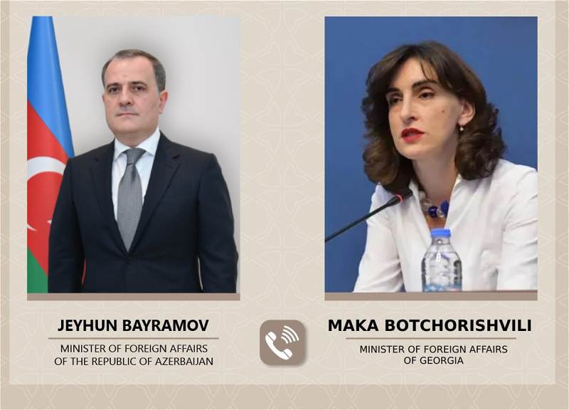 Maka Botçorişvili Azərbaycan Respublikasının xarici işlər nazirinə zəng edib