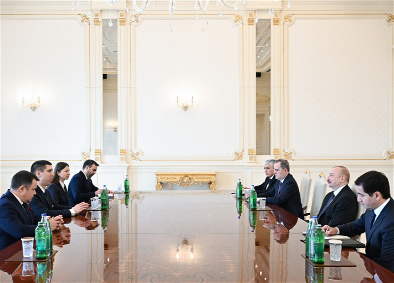 Вице-премьер Молдовы на встрече с Ильхамом Алиевым осудил атаку Ирана на Азербайджан - ФОТО