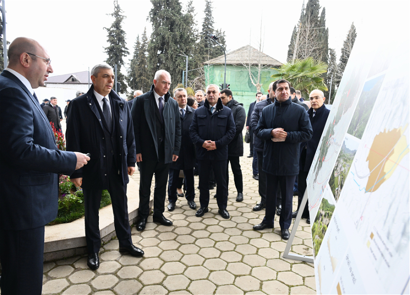 Əlaqələndirmə Qərargahının üzvləri Xocavənd şəhərinin Baş planı ilə tanış olublar