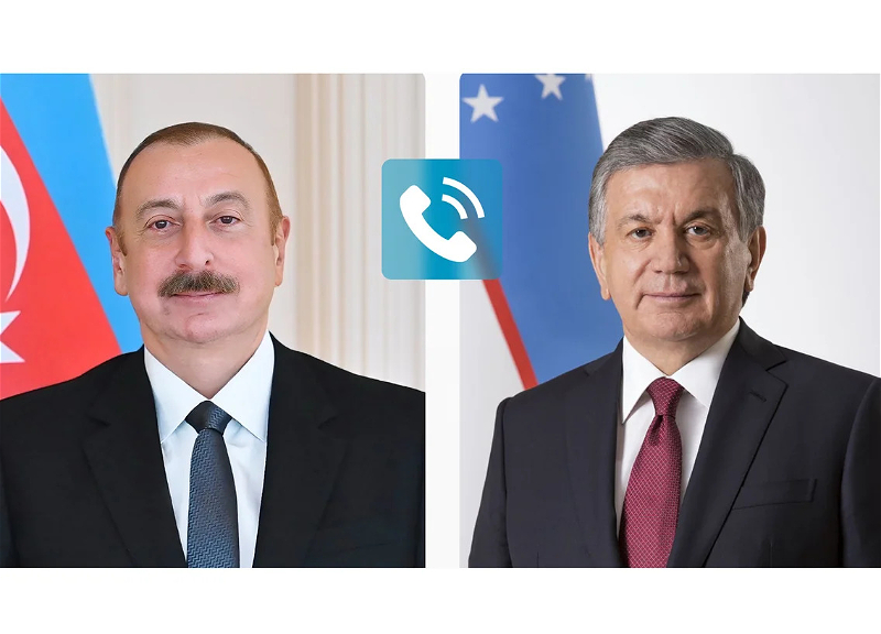 Президенты Азербайджана и Узбекистана провели телефонный разговор