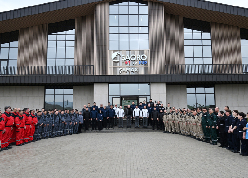 Ильхам Алиев принял участие в открытии животноводческого комплекса «Ширван Агро» в Шамахы - ФОТО