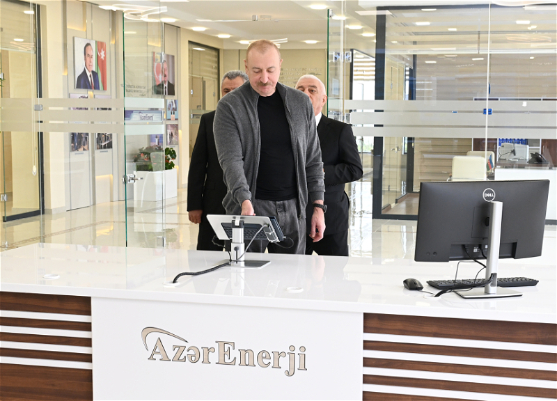 Ильхам Алиев принял участие в открытии Центра хранения энергии на основе аккумуляторных батарей «Абшерон» - ФОТО