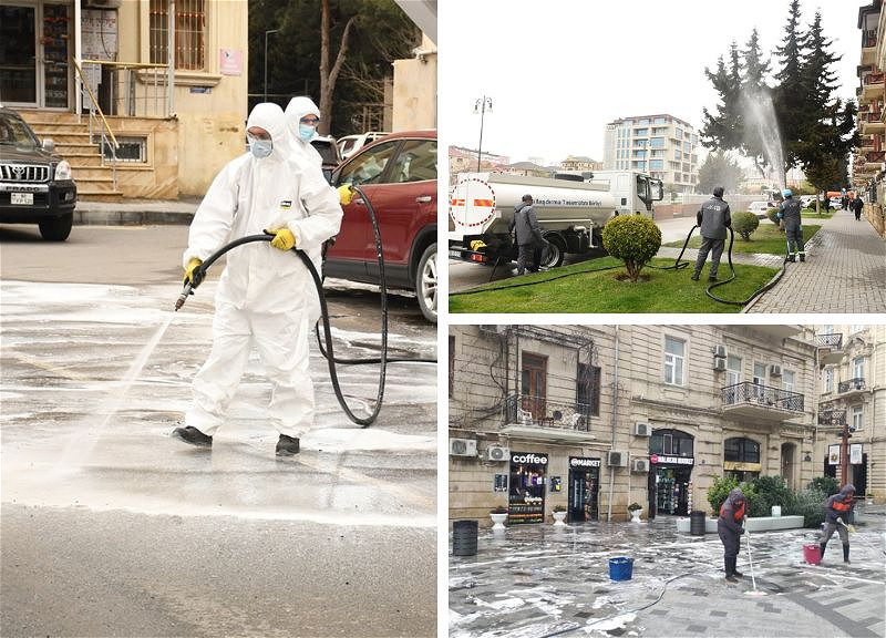 Baku municipal services eliminate consequences of heavy rains
