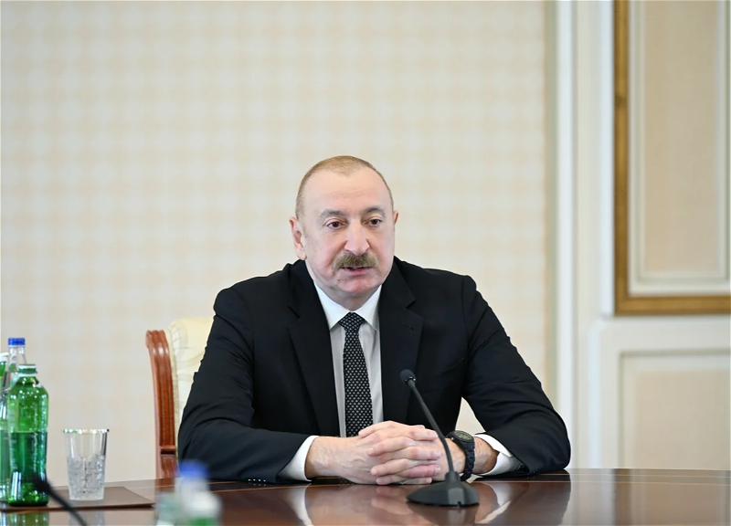İlham Əliyev: Zəngəzur dəhlizində avtomobil yolunun 90 %-i, dəmir yolunun 70 %-i tamamlanıb