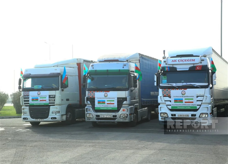 Azərbaycan Prezidentinin tapşırığı ilə İrana 3-cü humanitar yardım yola salınıb