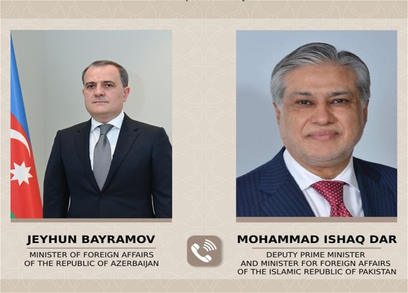 Ceyhun Bayramov Pakistanlı həmkarı ilə danışdı